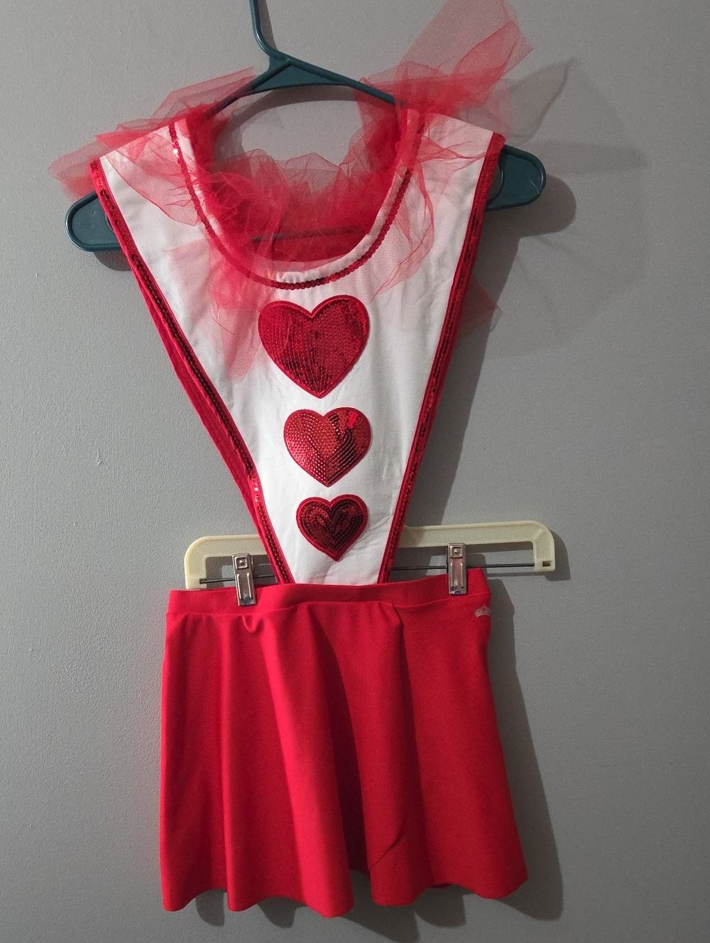 Red Heart Tutu Costume